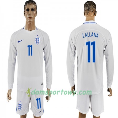 Koszulka Anglia Lallana 11 Domowe Koszulki Piłkarskie Mistrzostwa Świata 2018 Długi Rękaw